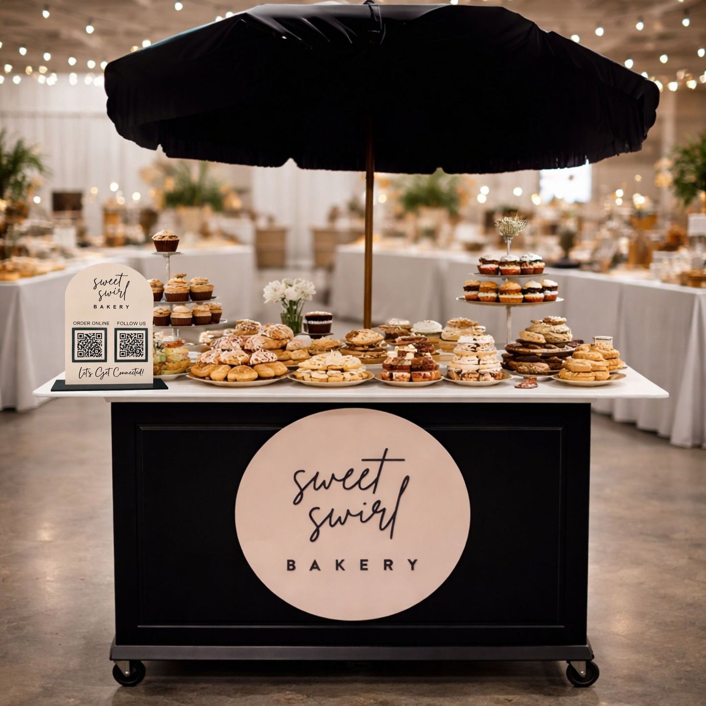 Cart & QR Code Sign Bundle