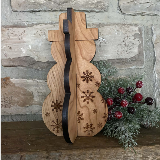 3D Cherry Christmas Snowman