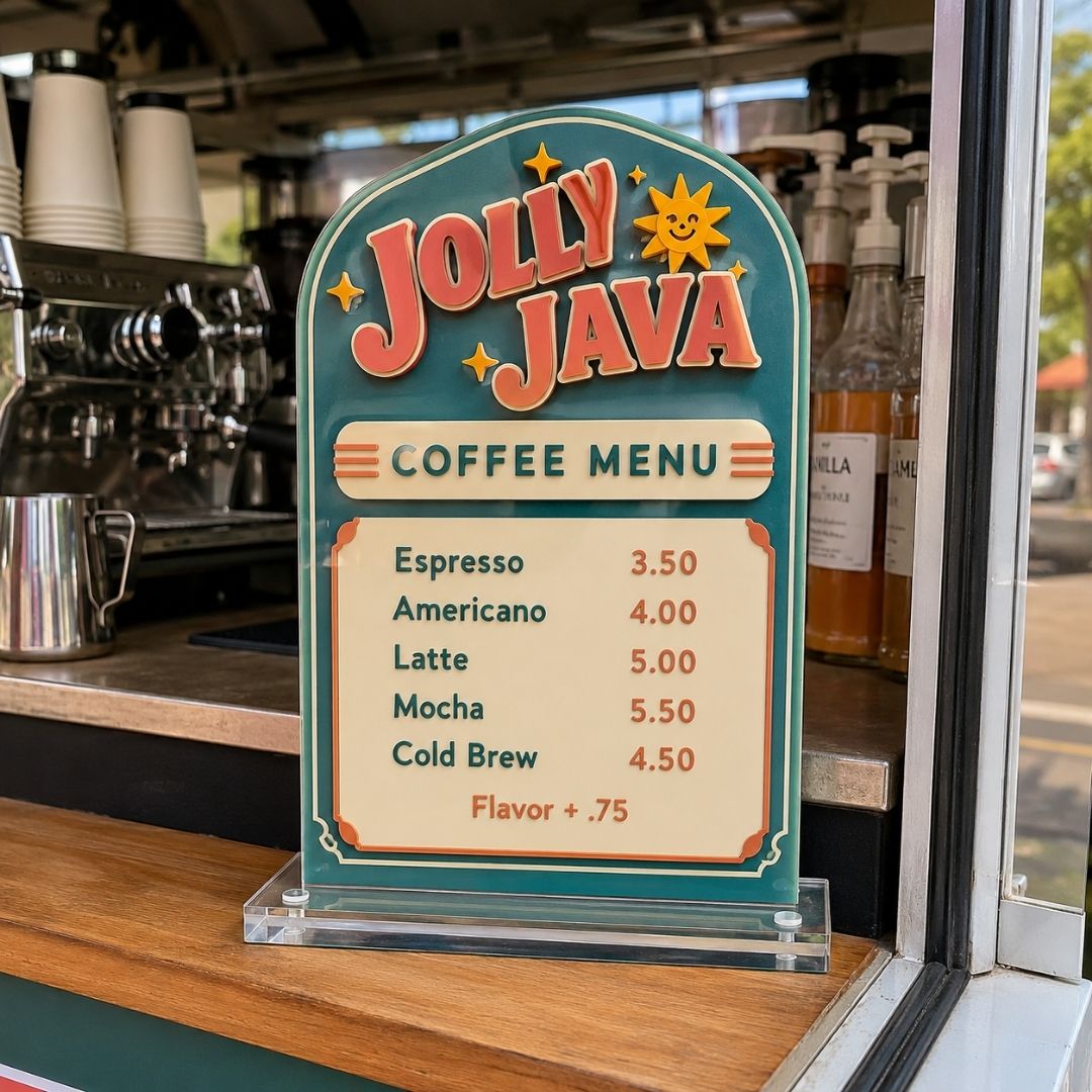 Menu Signs