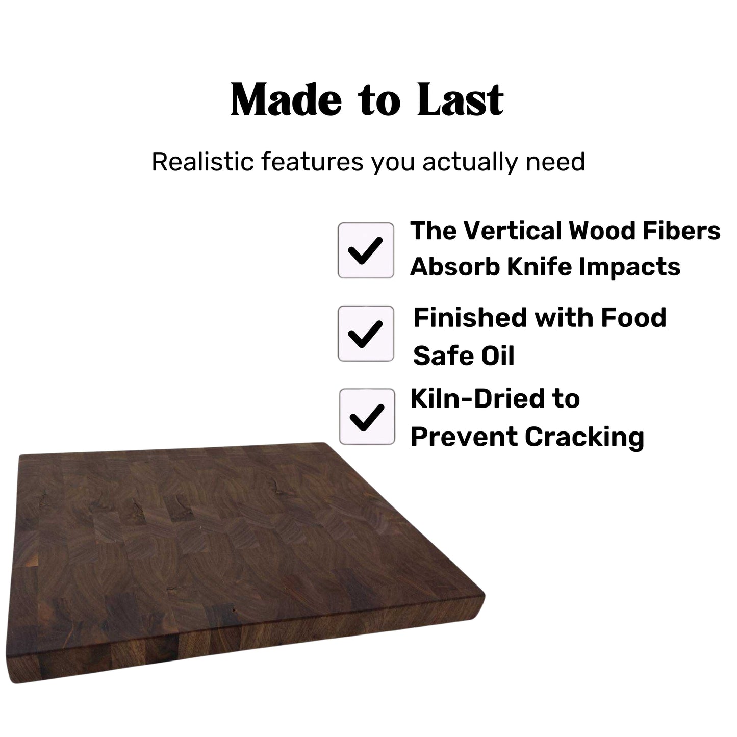 Walnut End Grain Cutting Board