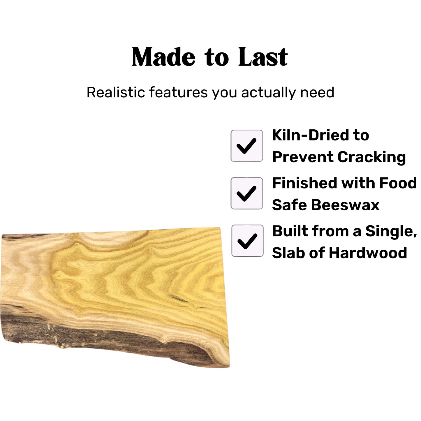 Osage Orange Live Edge Serving Board