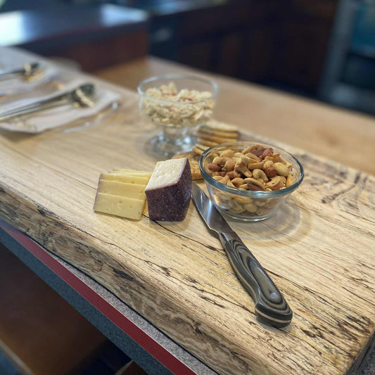 Hackberry Live Edge Serving Board
