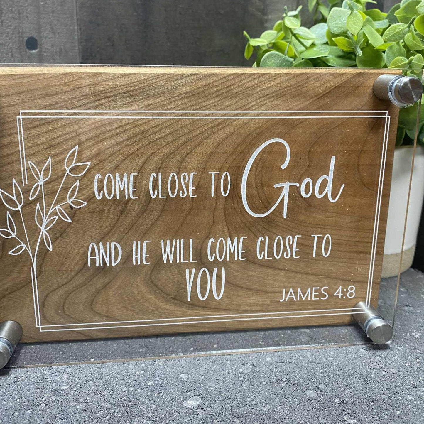 Inspirational Layered Sign
