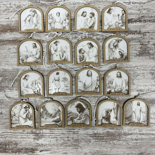 Life of Jesus ornaments