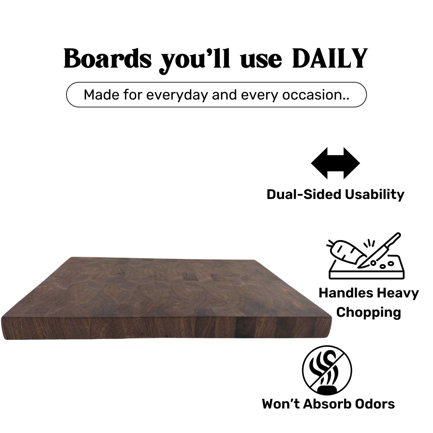 Walnut End Grain Cutting Board