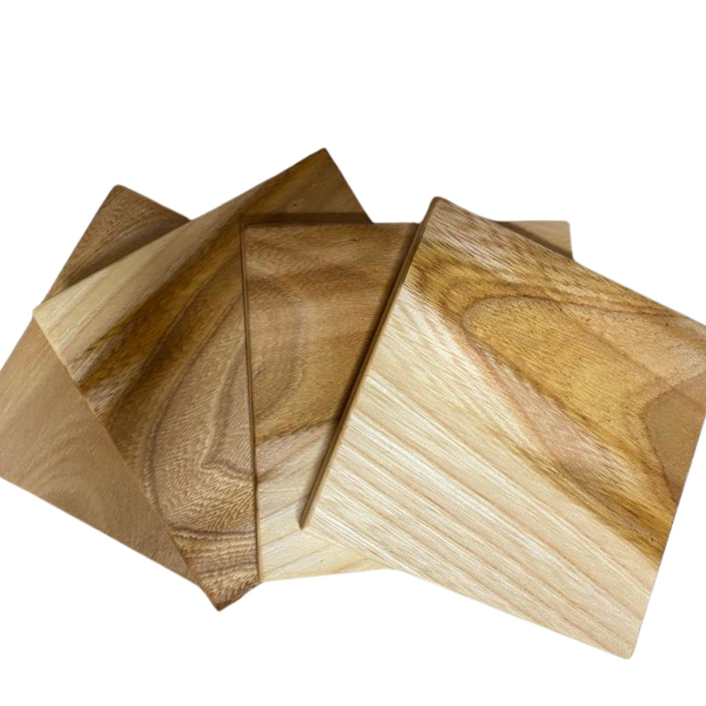 Grey Elm Wood Coasters