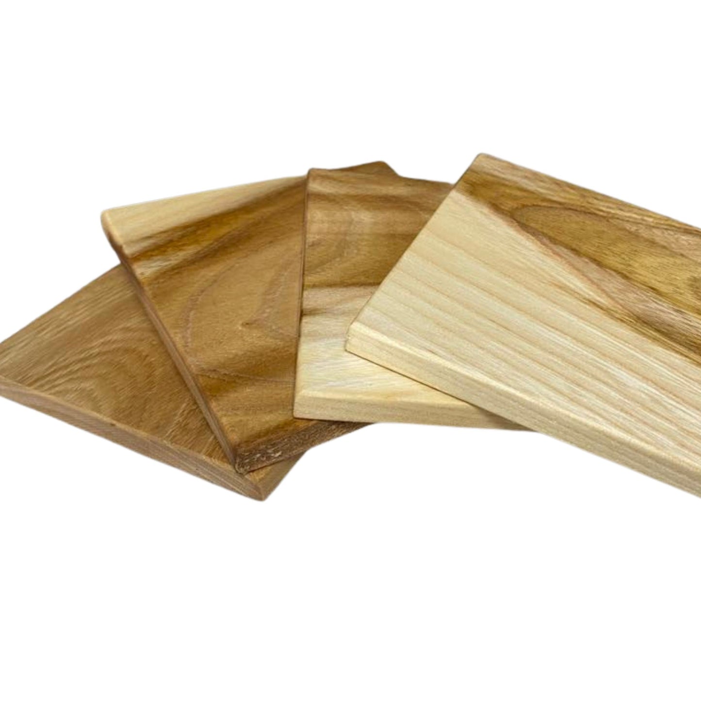 Grey Elm Wood Coasters
