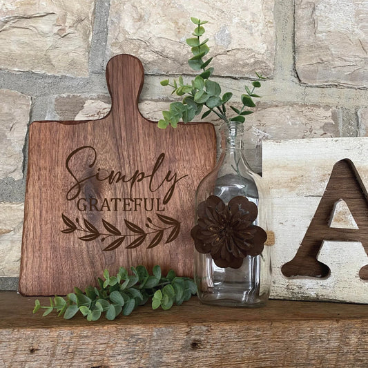 Square Wood Serving Board