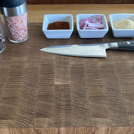 White Oak End Grain Cutting Board