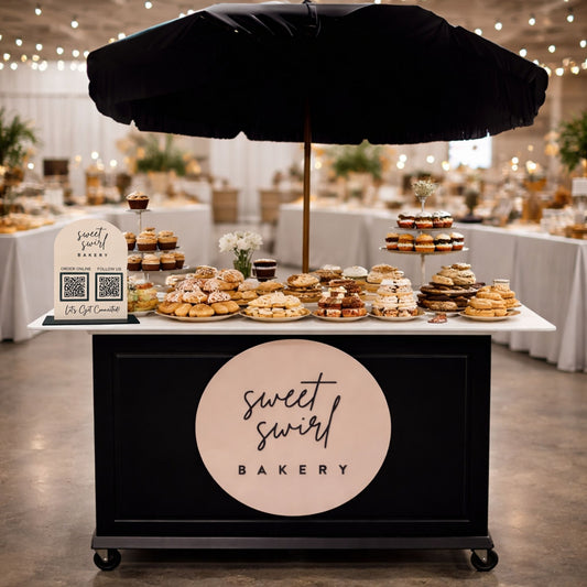 Cart & QR Code Sign Bundle