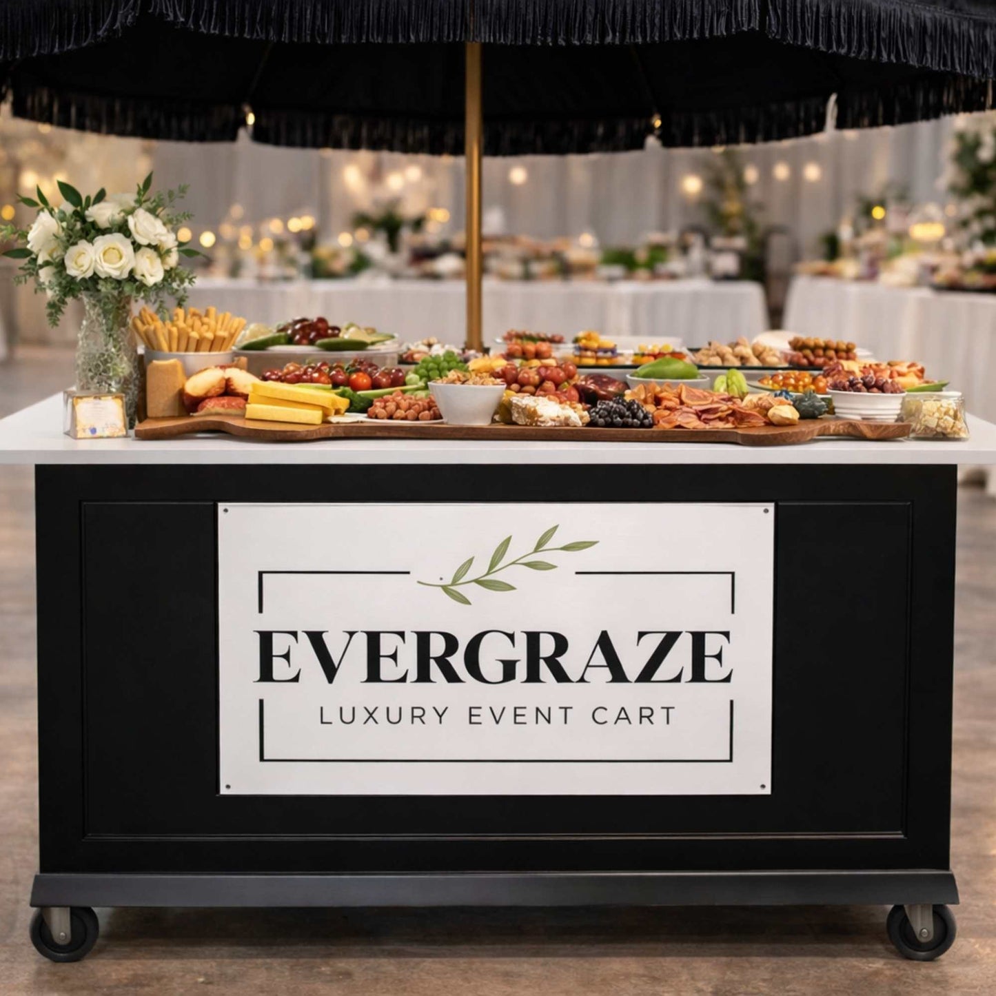 Rectangle Mobile Cart Sign