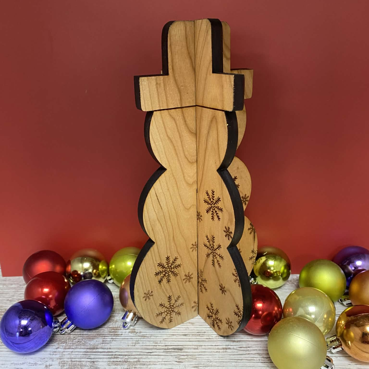 3D Cherry Christmas Snowman