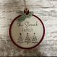 Tree Family Name Ornament
