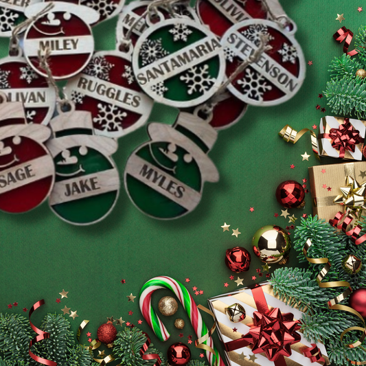 Personalized Snowflake Ornament