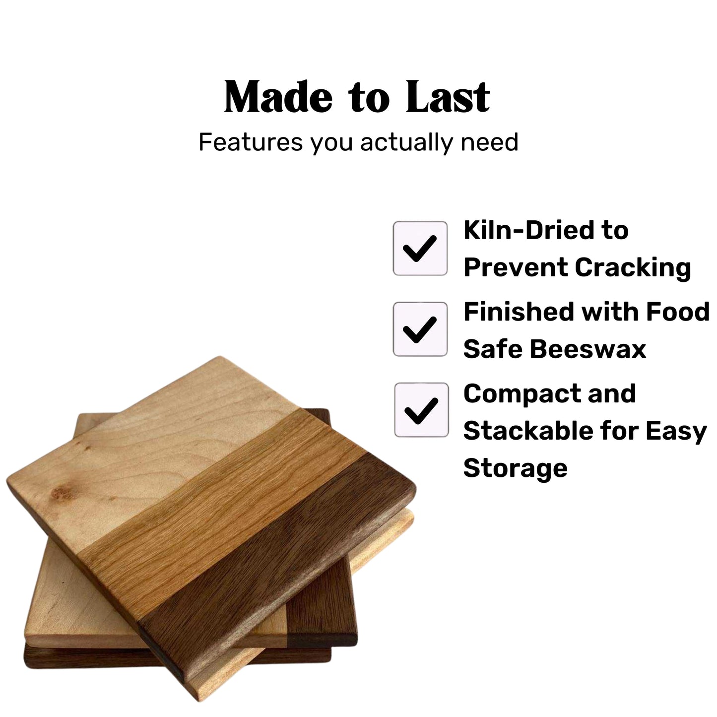 Multi- Wood Coasters