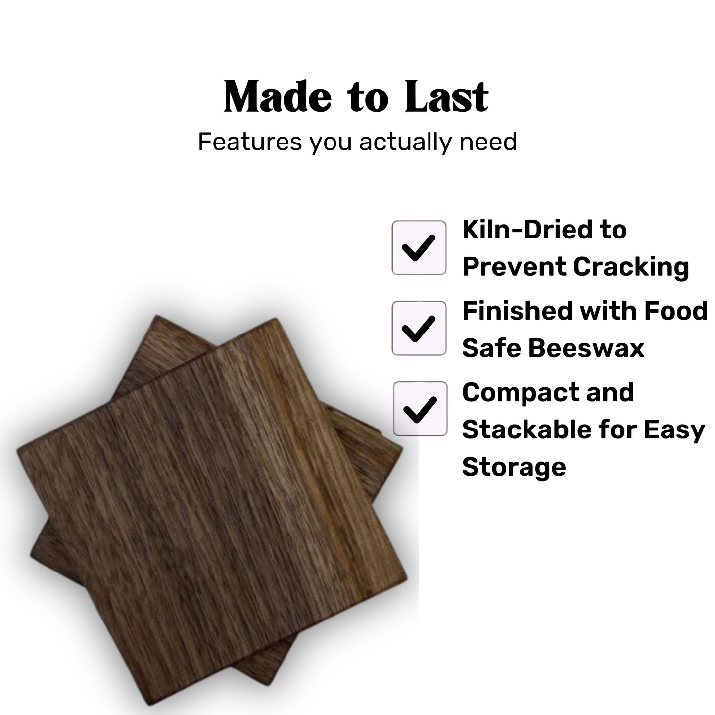 Walnut Wood Coasters