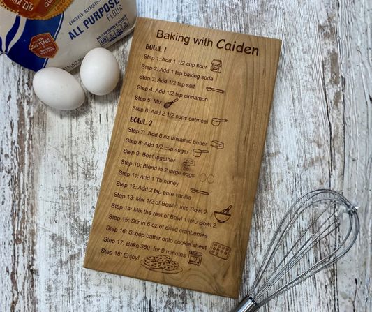 Personalized Kids Baking Board (Teaching Edition)