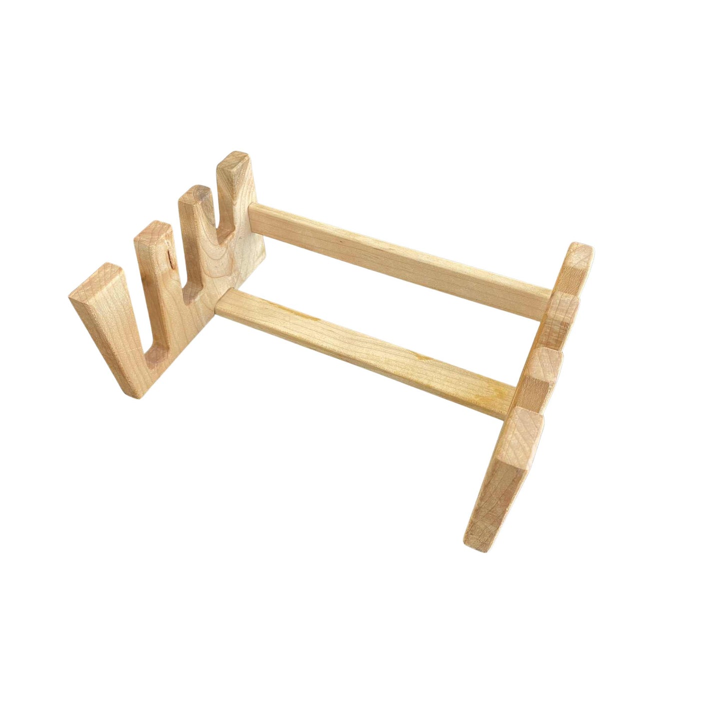 Handcrafted Wood Serving Board Stand