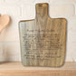Custom Engraved Wood Recipe Boards