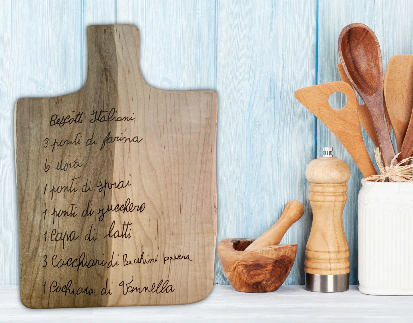 Custom Engraved Wood Recipe Boards