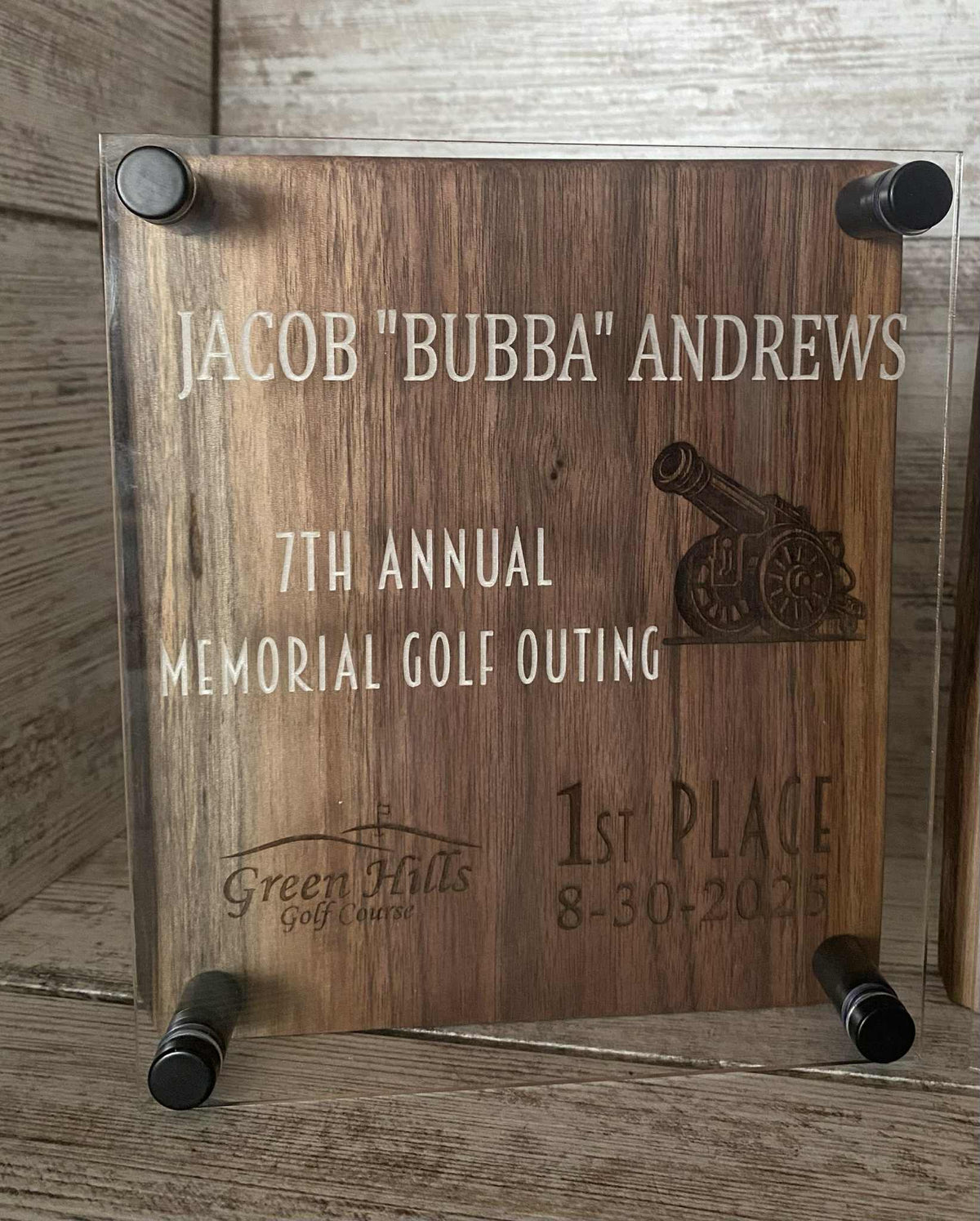 Charity Golf Tournament Award